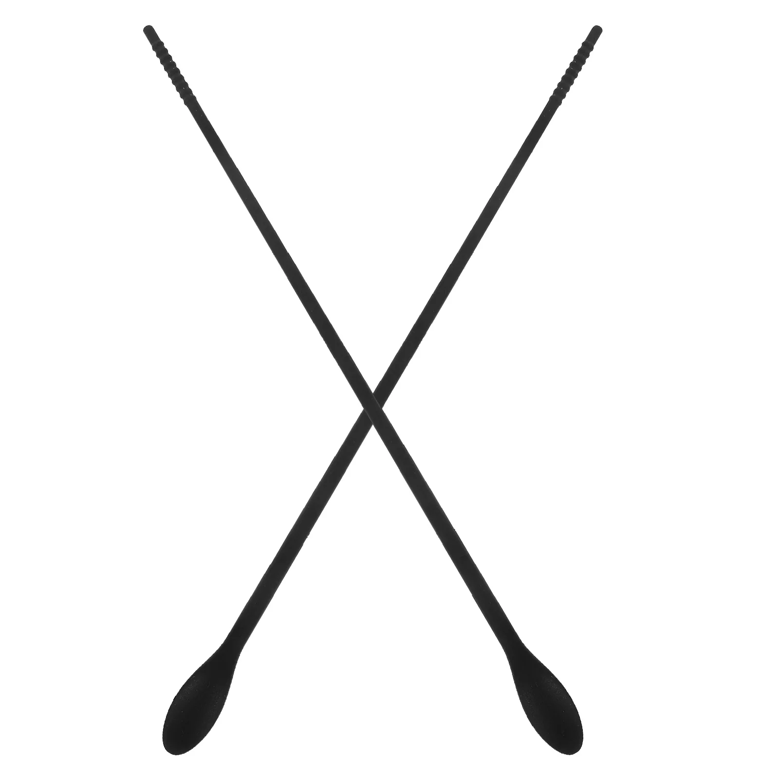 

1 пара длинных силиконовых палочек для еды, термостойкая кухонная утварь, ложка для перемешивания горячей кастрюли, посуда с антипригарным покрытием