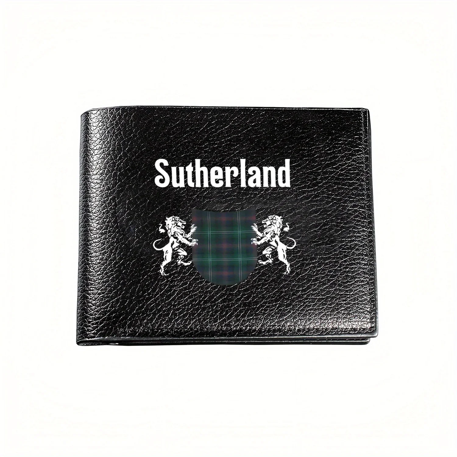 

Sutherland Clan Crest Шотландский тартан Лев Рампат Эмблема Деловой Мужской Повседневный Элегантный Простой Практичный Качественный Кошелек Стильный P
