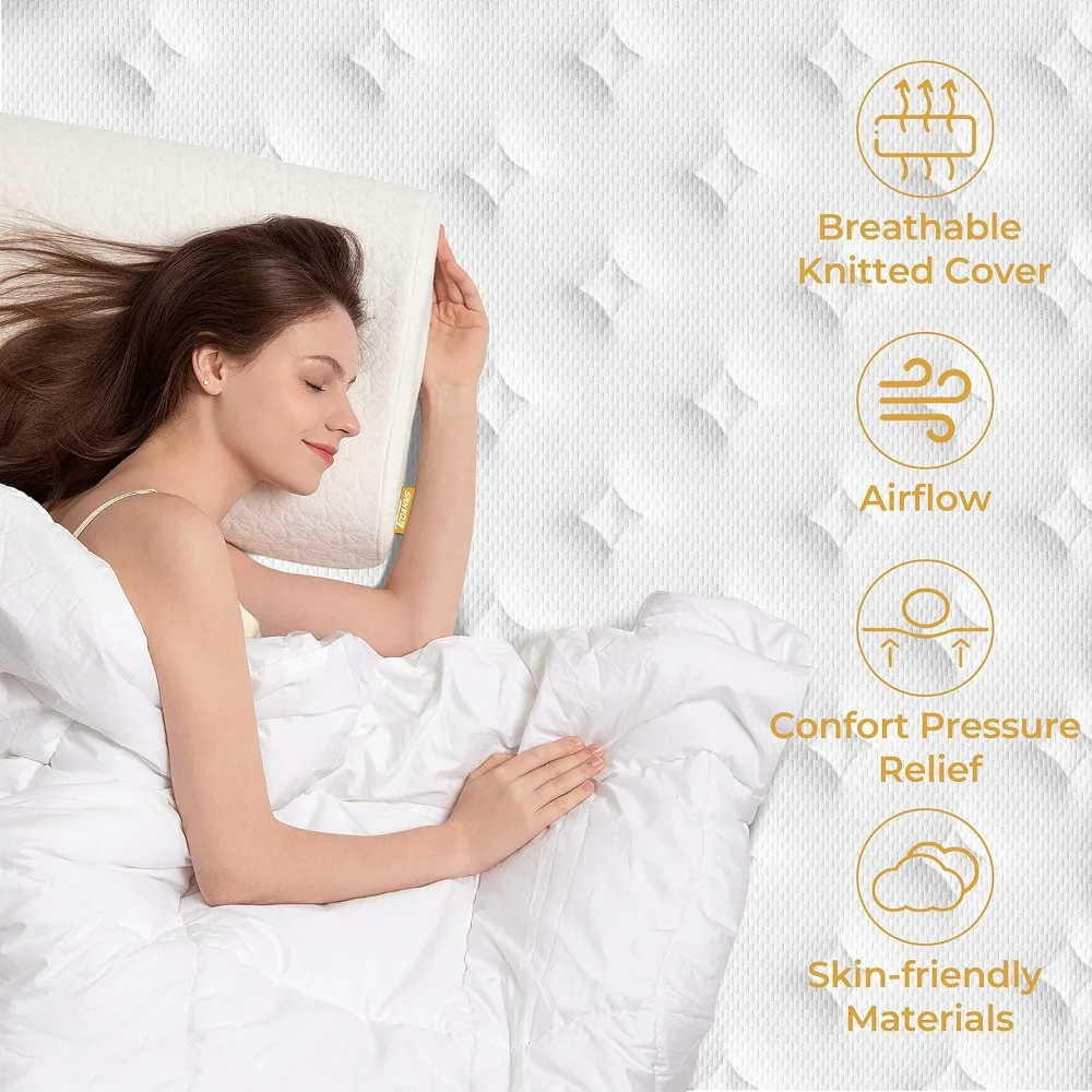 Full Size Mattress, 10 Inch Memory Foam Mattress in a Box, Hybrid Mattress Full Size for Pressure Relief & Supportive