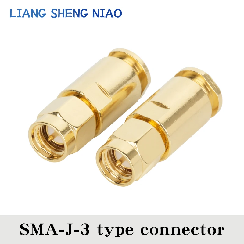 1 Stuks Connector Sma Mannelijke Stekker Klem Rg316 Rg174 Rf Adapter Coaxiale Hoge Quanlity Rg58 SYV50-3 Lmr200 Rg142 Kabel Sma Plug SMA-J-3