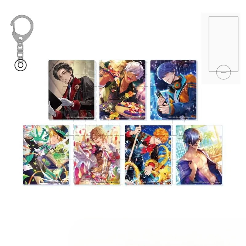 

Game 2-Obey Me! Acrylic Stand Figure Doll Anime Lucifer Belphegor Mammon Asmodues Beelzebub Leviathan Keychain Toy for Gift
