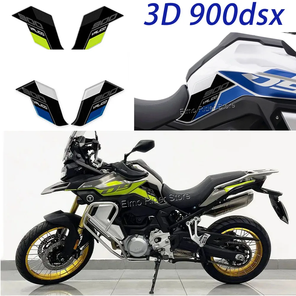 

900DSX 900DSX For Voge Valico 900DSX 900DSX 2024 3D Resin Motorcycle Tank Pad Protective Stickers