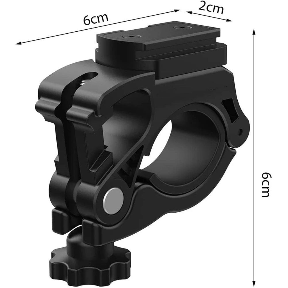 Staffa di montaggio per luce per bici - Supporto per staffa per luci per bicicletta in materiale nylon di aggiornamento adatto per manubri per bici da 0,86-1,39 pollici