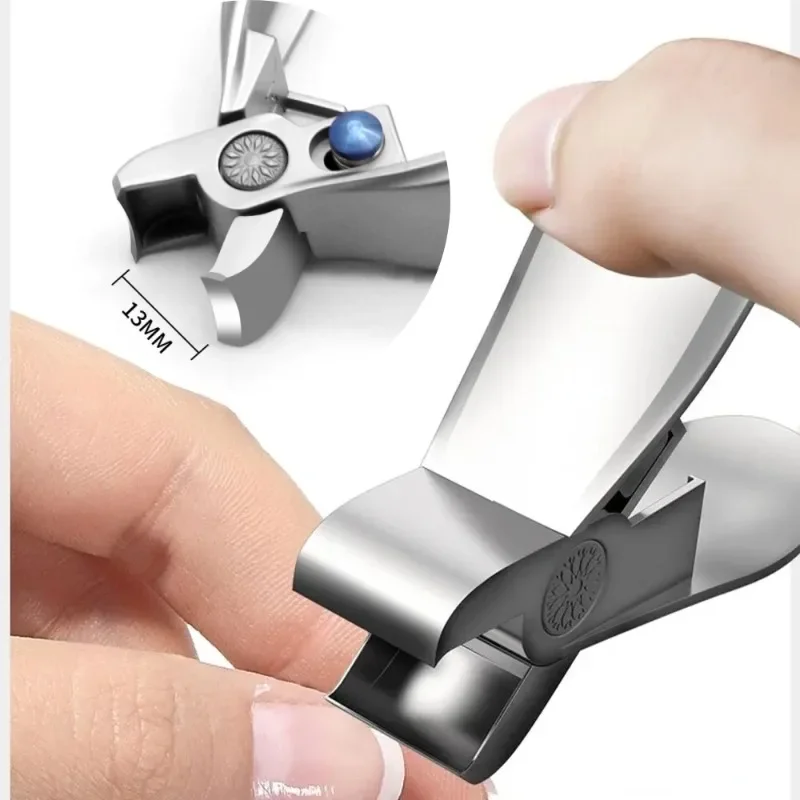 

Professional Mini Nail Clippers High Quality Stainless Steel Large Opening Manicure Fingernail Cutter Ingrown Toenail Scissors