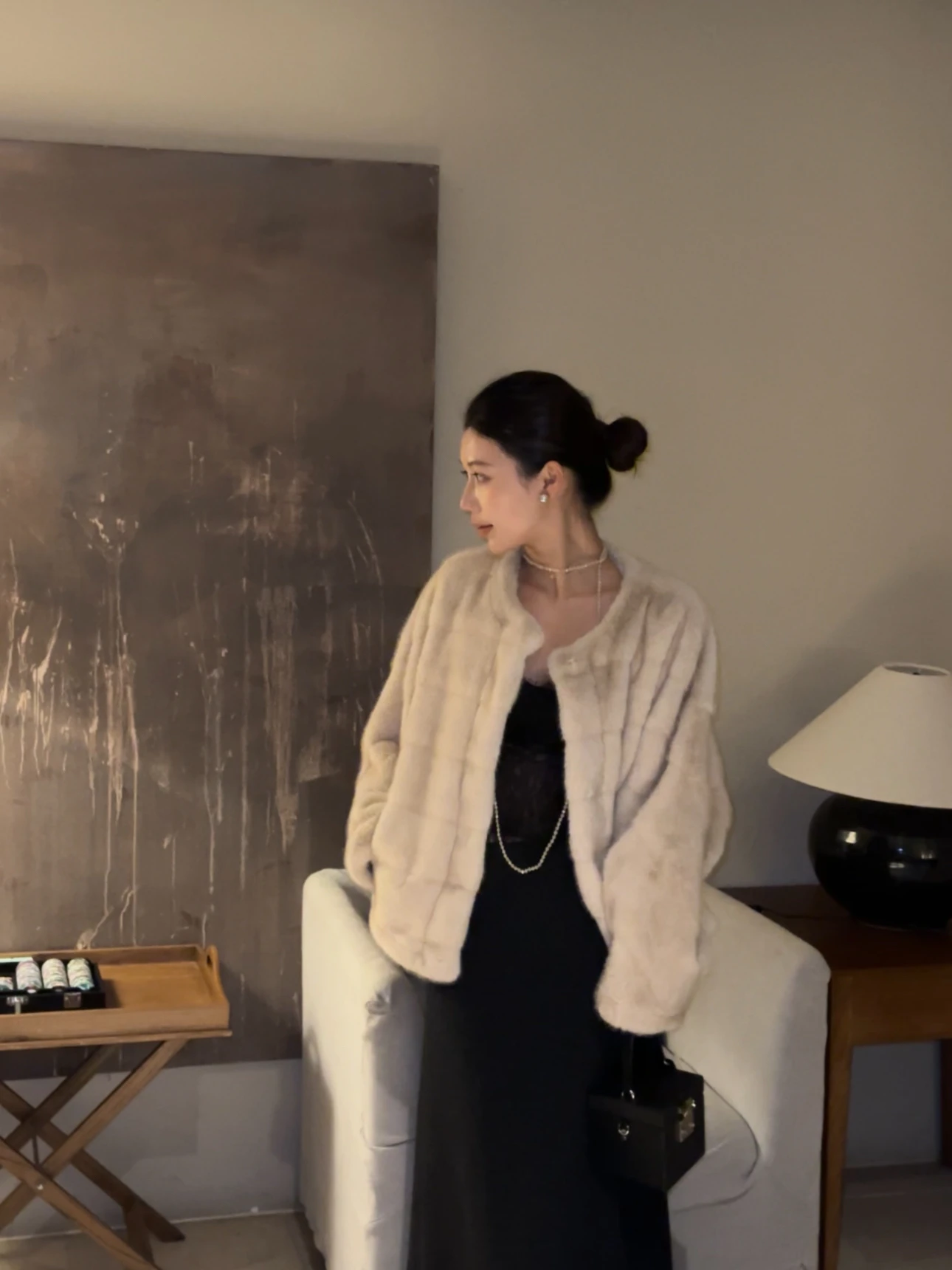 

Chier Reatic Hand Feel Vintage Sle Soft Plu экологически чистая норковая шуба женская простая универсальная осенне-зимняя новинка