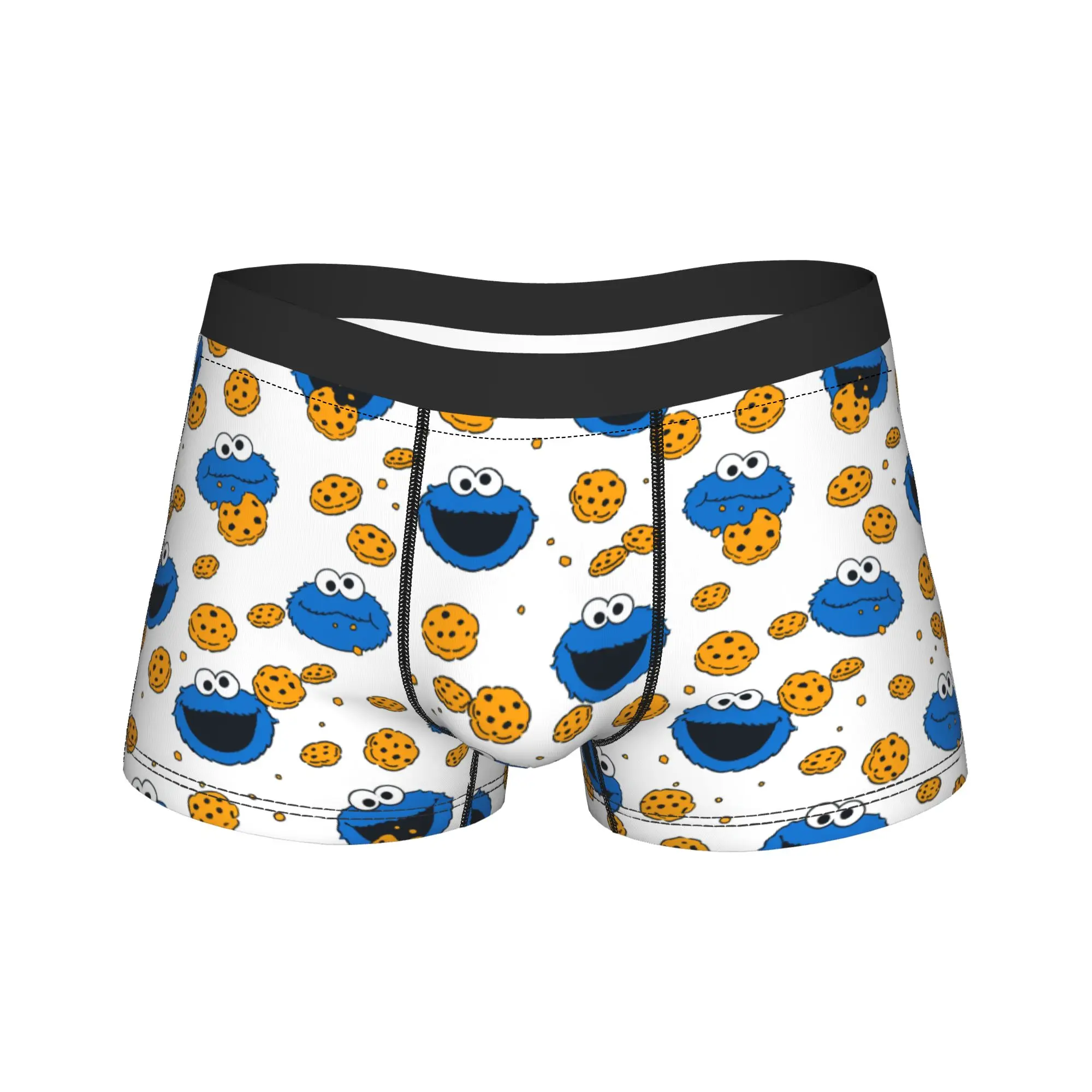 Cookies Cute Monsters Merch Boxers Shorts Humor Underwear Cartoon Cookie Boxer Underpants Gag Gifts For Men