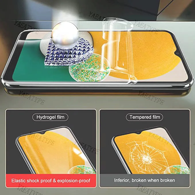 5PCS Hydrogel Film für Samsung Galaxy M04 M14 M54 M34 5G Screen Protector M53 M33 M23 M13 4G M52 M32 M12 – Detail 4