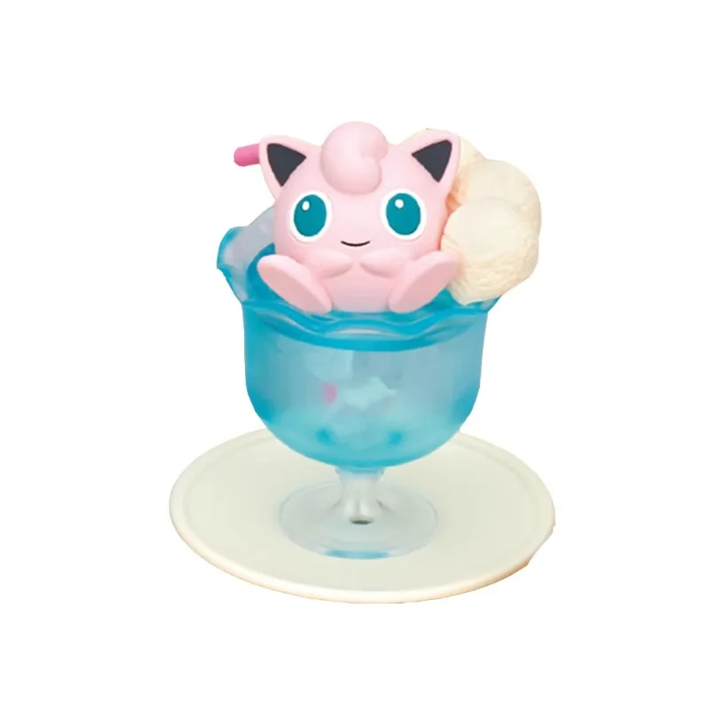 Takara Tomy véritable Gashapon Pokemon Dessert poupée Pikachu figurine jouets pour garçons filles enfants cadeau de noël figurine Anime