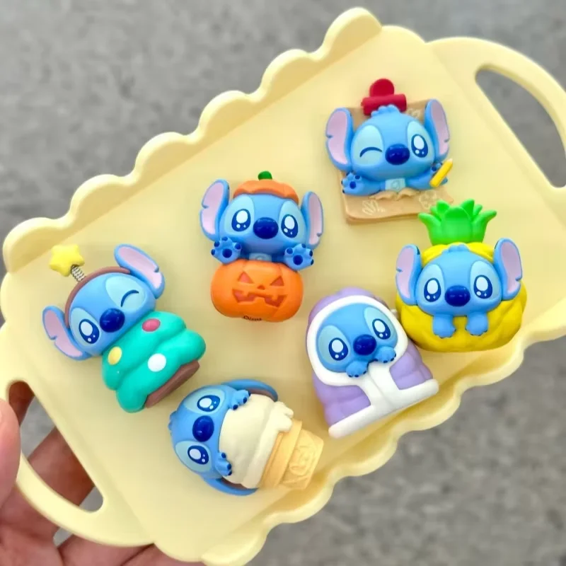 ชุดสติทช์ บลายด์บ็อกซ์ ของตกแต่งโต๊ะน่ารัก สติ๊กเกอร์แม่เหล็กติดตู้เย็น ของขวัญเซอร์ไพรส์ในถุงของเล่นตกแต่ง