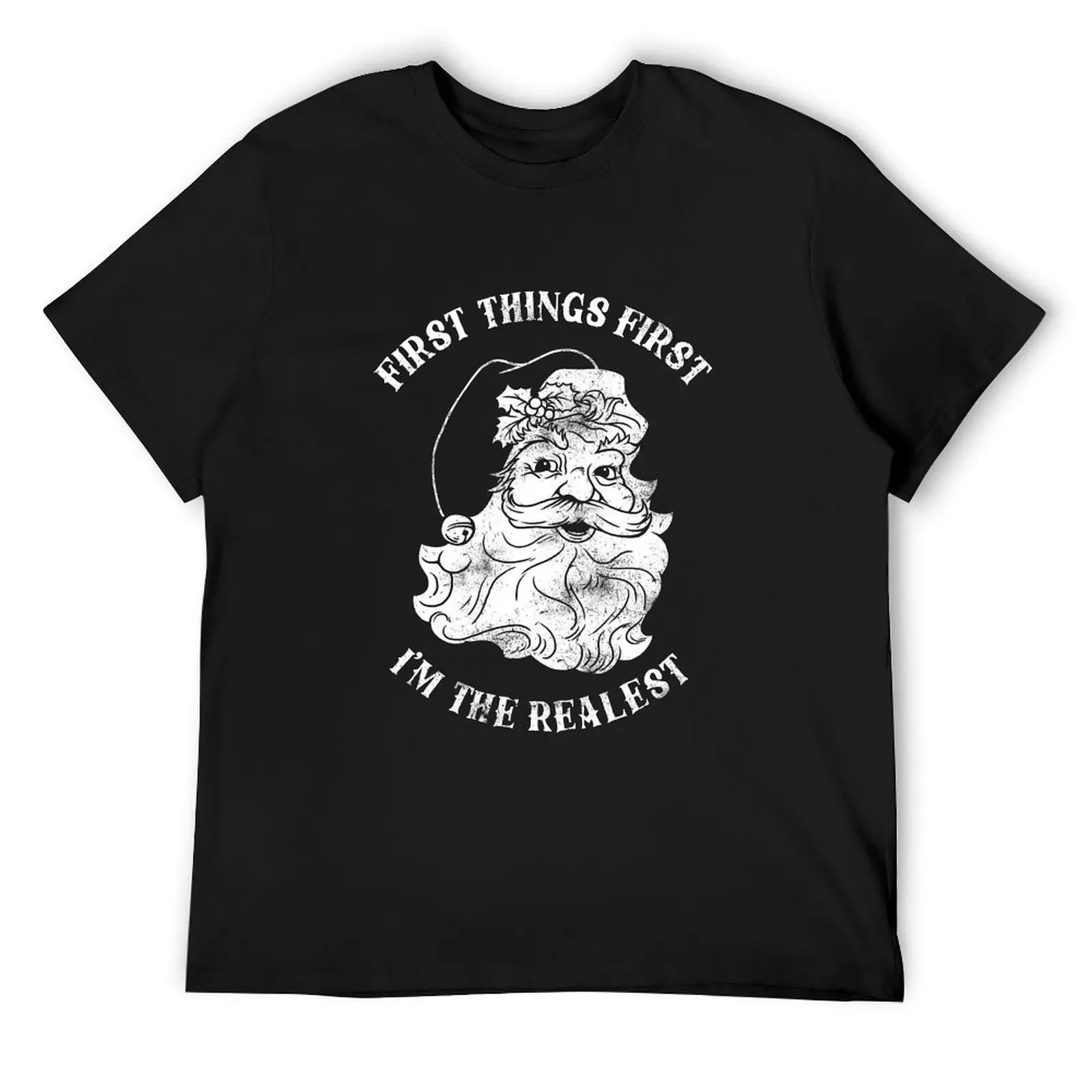 

First Things First I'm The Realest T-Shirt anime stuff Blouse summer 2025 t shirts for men graphic