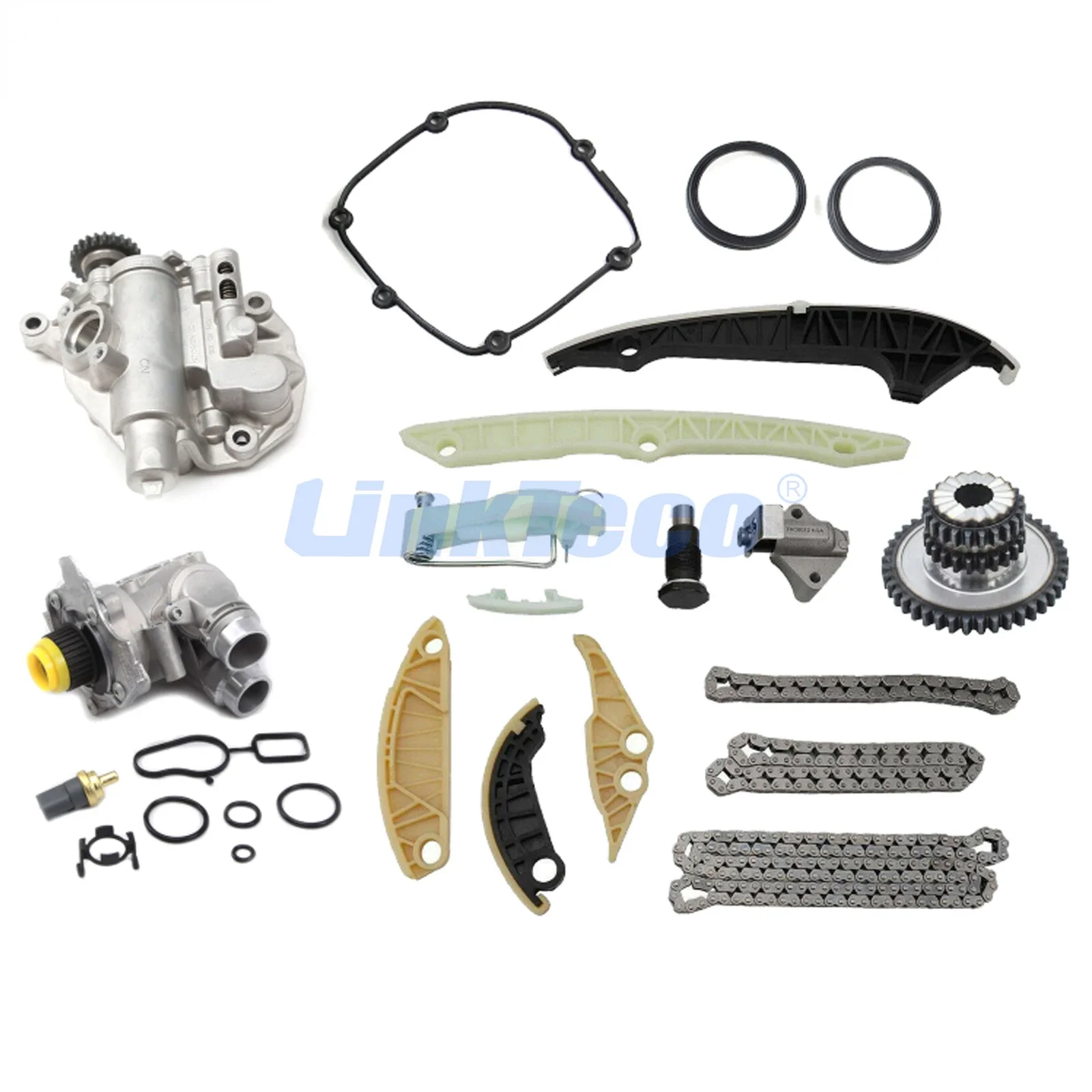 

Oil Pump Water Pump Timing Chain Kit For 13-17 06K109467 06K109467K