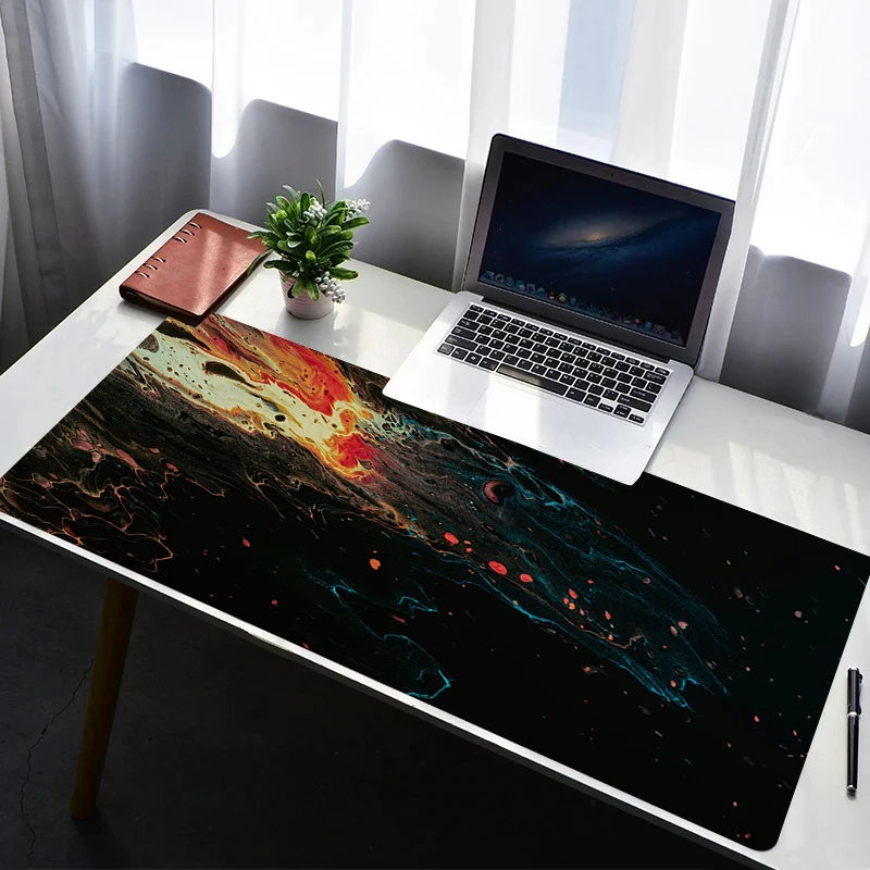 

Desk Mat Carpet Desk Accessories Gamer Mausepad Mouse Pad Personalized Liquid Mousepad Office Tables Mouse Mats Keyboard Pad
