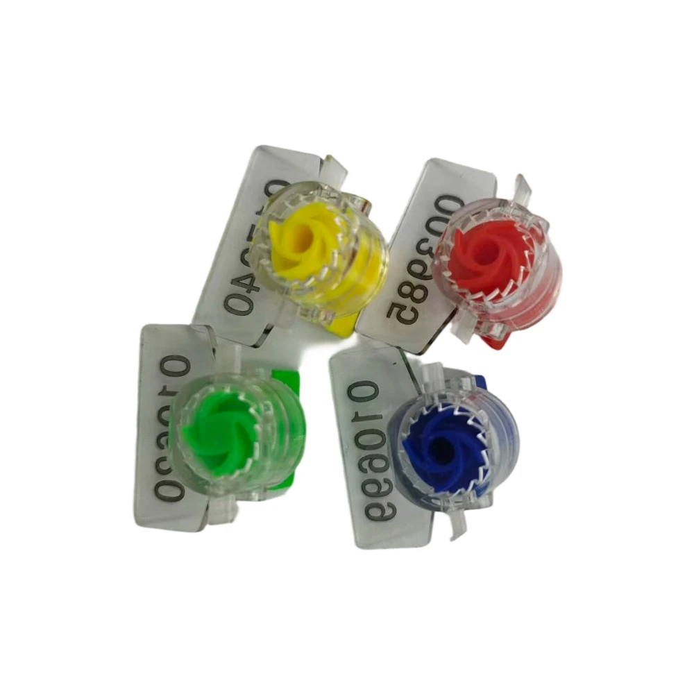 20pcs Easy to Use Water&Electric Meter Seal Lead Seal Anti-theft Without Wire Button Shape Red  Yellow Blue Green