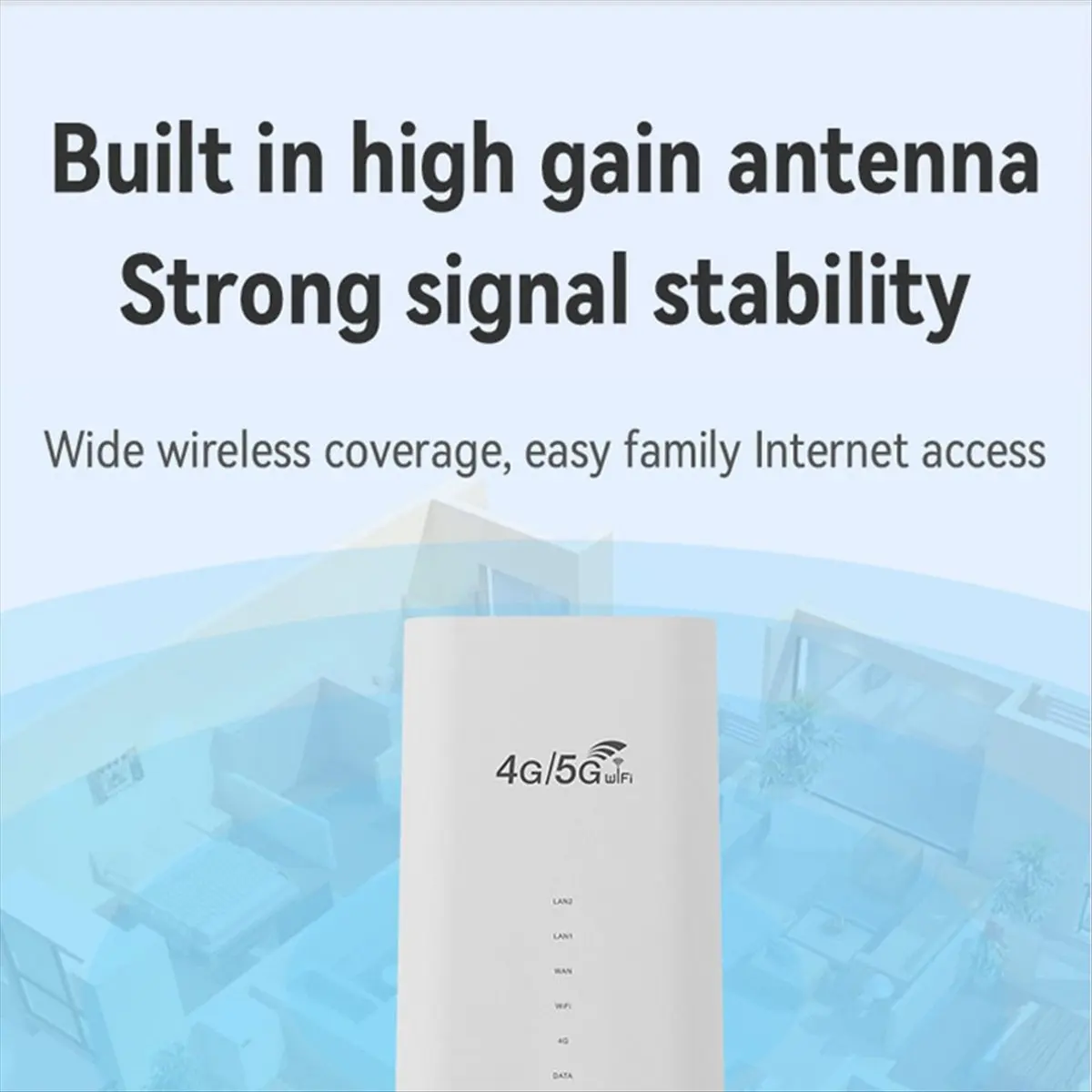 

CPF101 4G LTE WiFi Router 4G/5G CPE Router with Card Slot 300Mbps WiFi Wireless Modem WiFi Hotspot Router US Plug