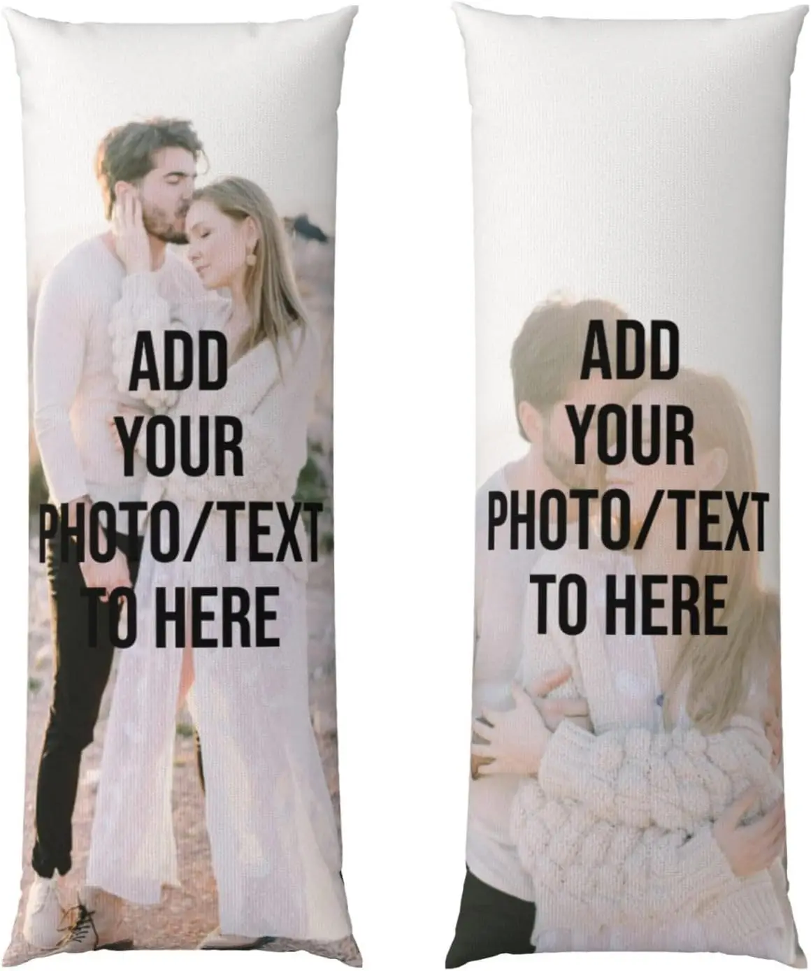 Personalized Body Pillow Case Custom Photos or Text Two-Sides Printed Cushion Covers,Customize Anime Character Pillowcase