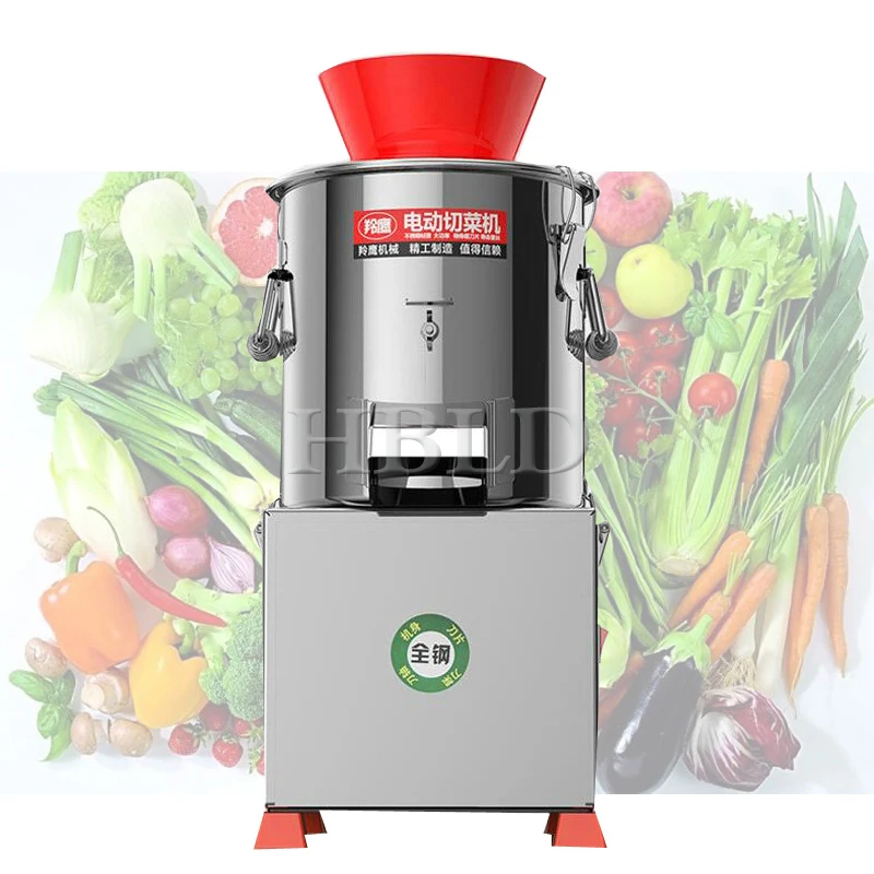 Electric Multifunctional Vegetable Cutter, Commercial Stainless Steel Food, Coriander, Leek, Radish, And Bean Grinder