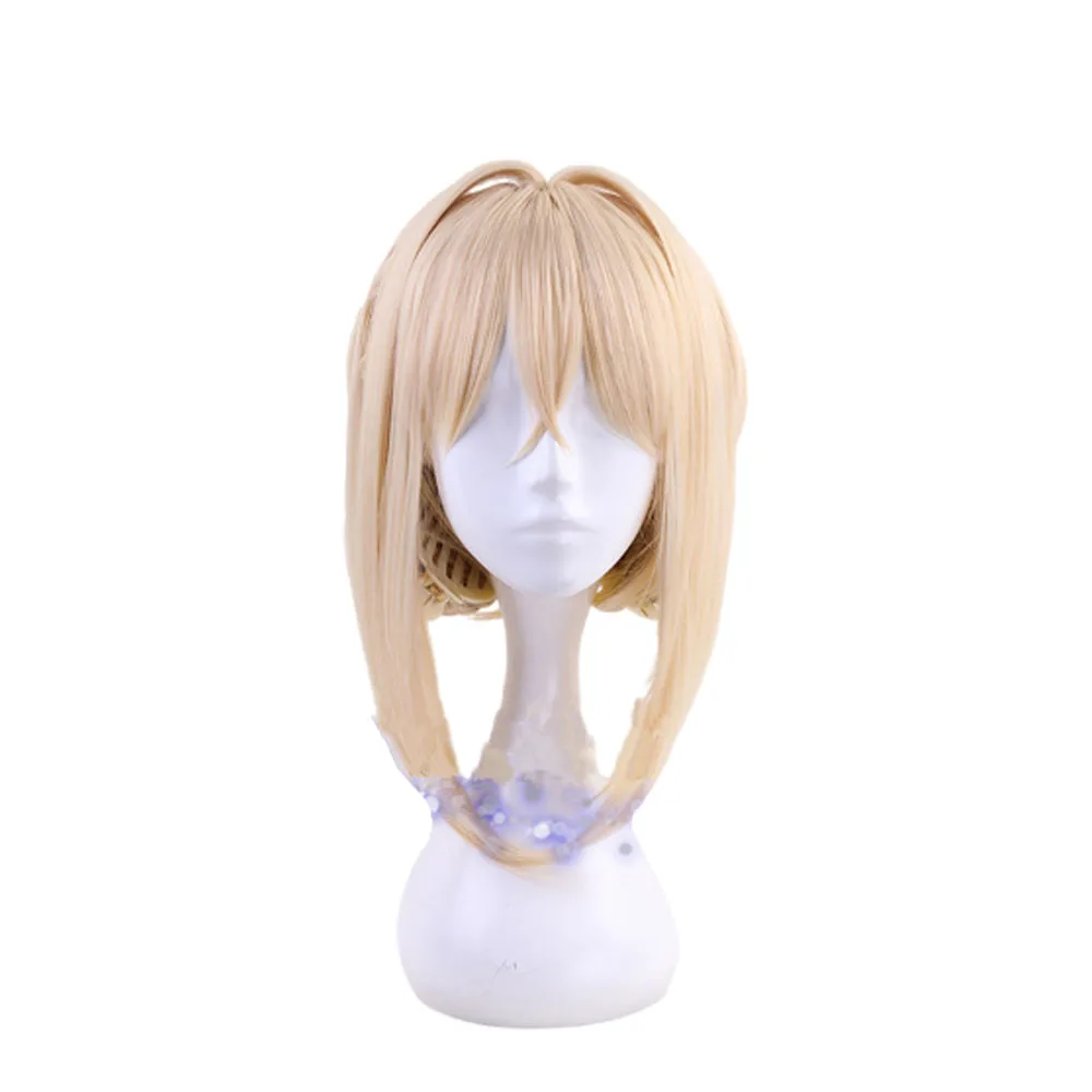 Wig Cosplay Violet Evergarden Anime Cosplay Wig Rambut Violet Evergarden