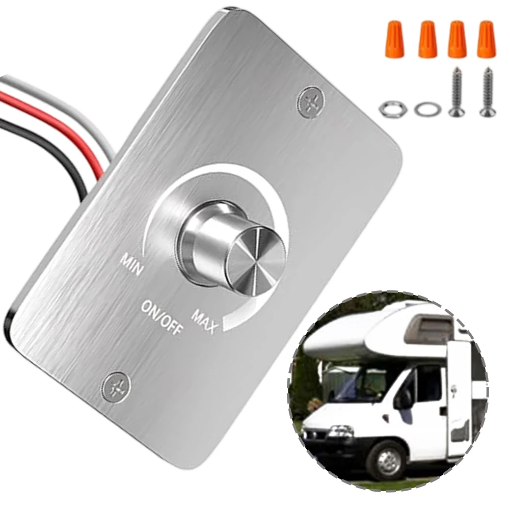 

Светодиодный диммер для ШИМ 12 В постоянного тока 5 А для регулируемого управления освещением в прицепах для автофургонов и дома с виброустойчивыми материалами