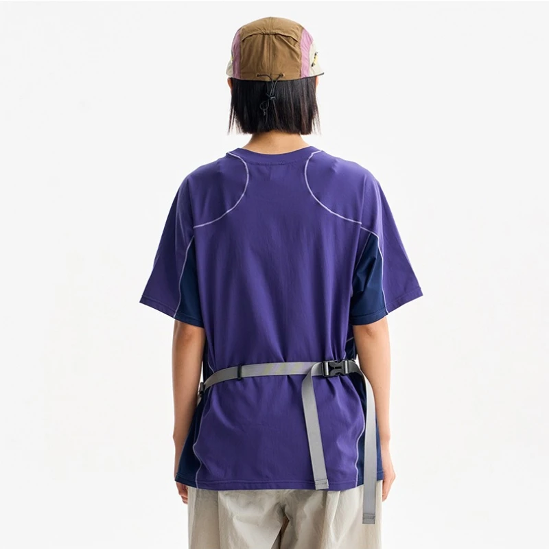 Men's 4-Way Stretch Performance T-Shirt – Moisture-Wicking, Quick-Dry, Antibacterial & UV-Resistant for Outdoor Sports
