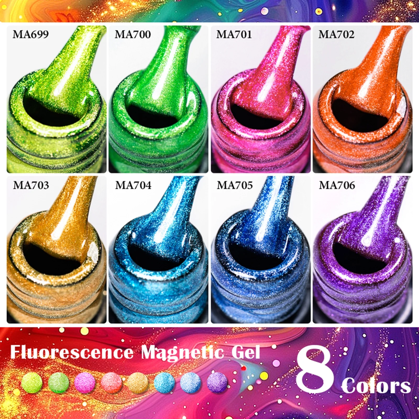 12 قطعة/المجموعة الأخضر القط المغناطيسي هلام مجموعة تألق بريق شبه دائم نقع قبالة الأشعة فوق البنفسجية الورنيش النعناع الأخضر لوازم هلام DIY بها بنفسك سحر مسمار كيت #5