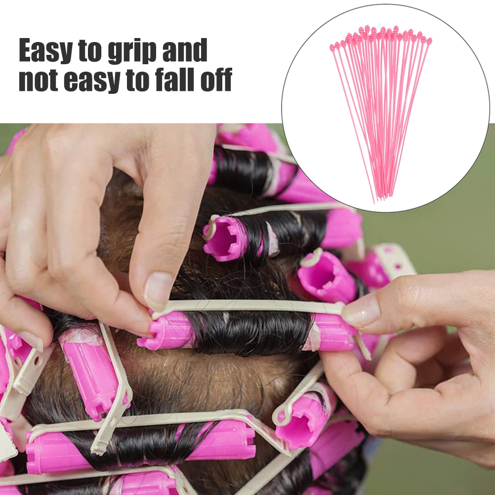 

30 Pcs Perm Needle Roller Pins Boys Perming Stick Travel Styling Accessories Plastic Hair Pins Perming Clips