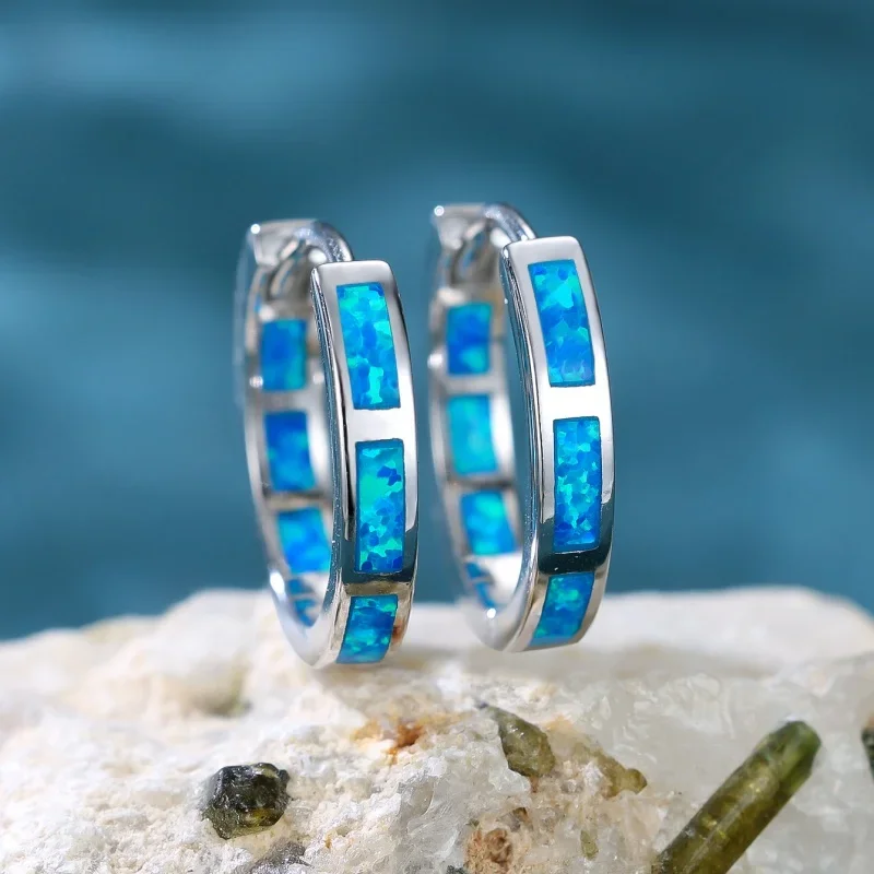 

2026 Невыцветающие, гипоаллергенные прямоугольные серьги-кольца Auspicious Circle, элитные модные украшения и аксессуары