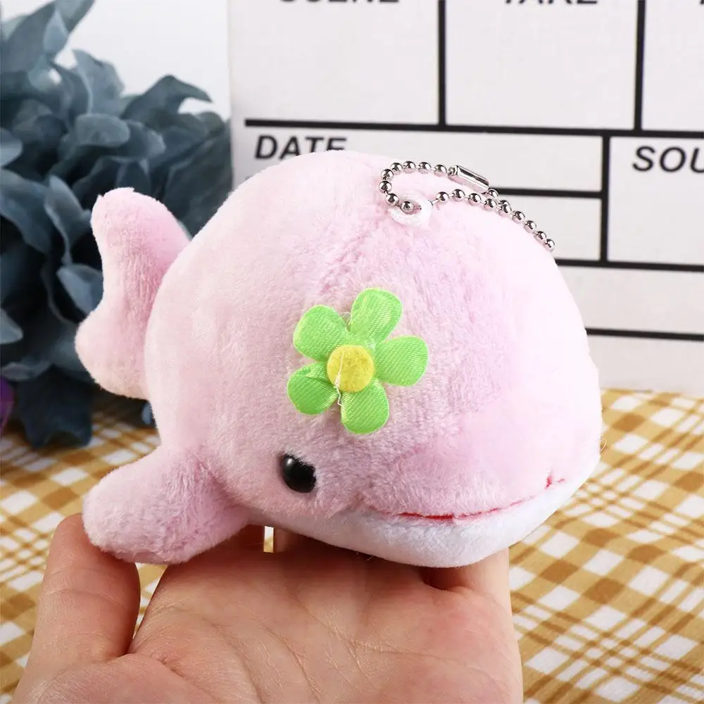 Gift Christmas Gift Kid Toys Bag Pendants 13cm Small Pendant Plush Key Chain Car Key Rings Stuffed Keychain Dolphin Plush Toy