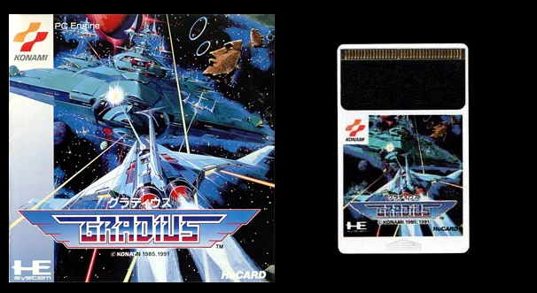 

16bits PC Engine HU-CARD : GRADIUS ( Japan Version!! )