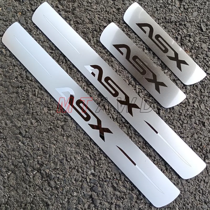 

Аксессуар для Mitsubishi ASX 2025 2024 2023 2022-2013, защитная накладка на порог из нержавеющей стали, накладка на педаль, защита