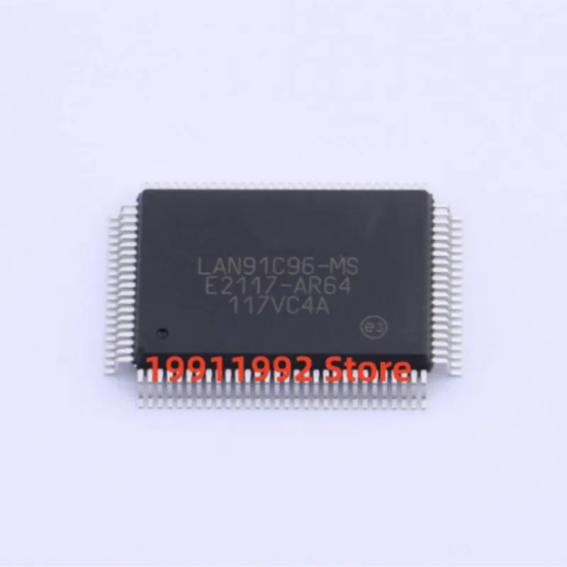 2PCS New LAN91C96-MS / LAN91C96-MU / LAN91C96I-MU QFP100 Ethernet transceiver chip IC