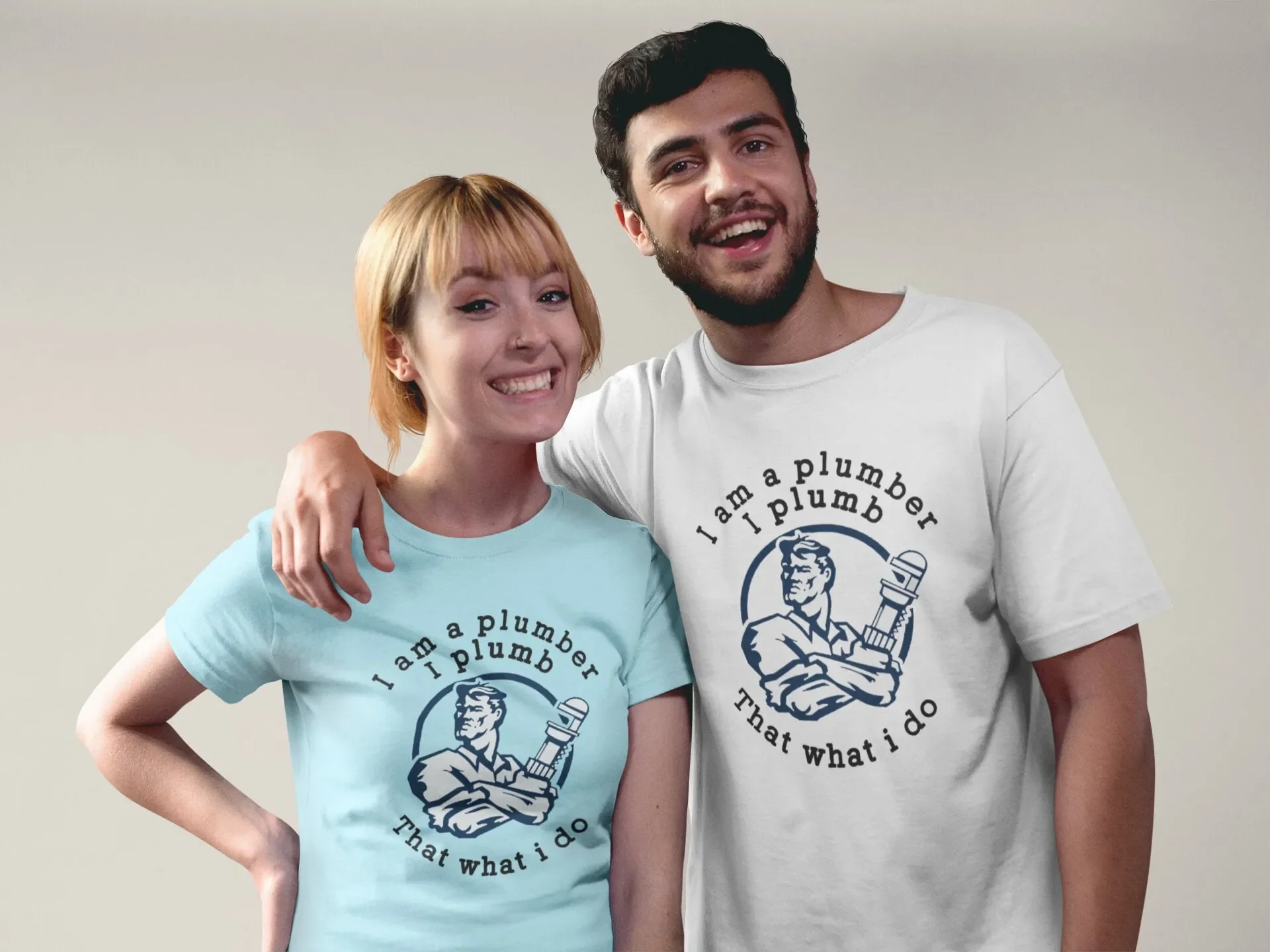 I Am A Plumber Shirt Plumb Fathers Day Gift Proud Plumber'S Wife Caution For Unisex Woman