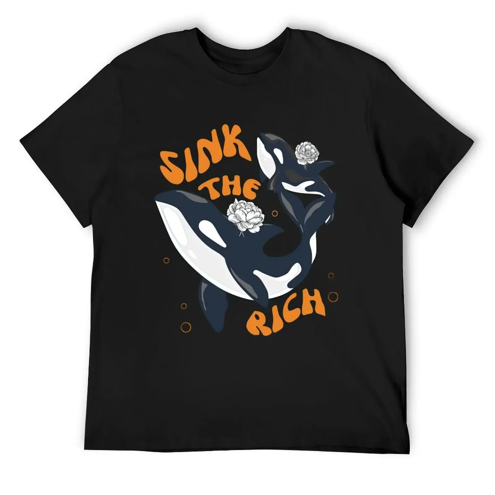 Sink The Rich - Gladis the Orca T-Shirt vintage graphic tee rapper graphic tees funny t shirts men