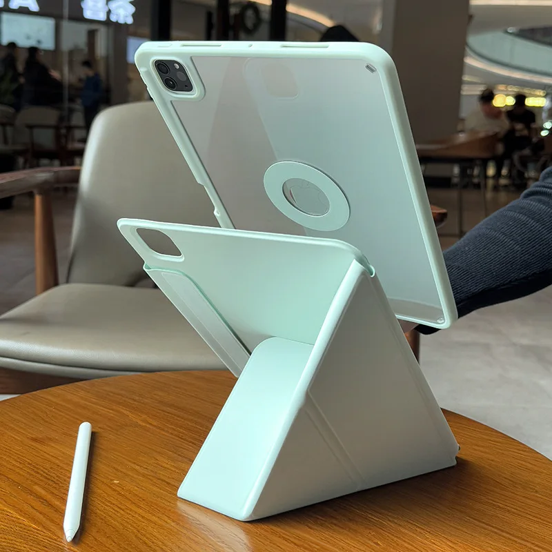 

Съемный магнитный чехол для iPad 2026 A19 12-го, 11-го поколений, A16 Air 11, 13, M3, M2, M4, M5 Pro 11, 13, Pro 12.9, Funda 10-го, 9-го поколений, Air 4, 5, 10.9, 10.2