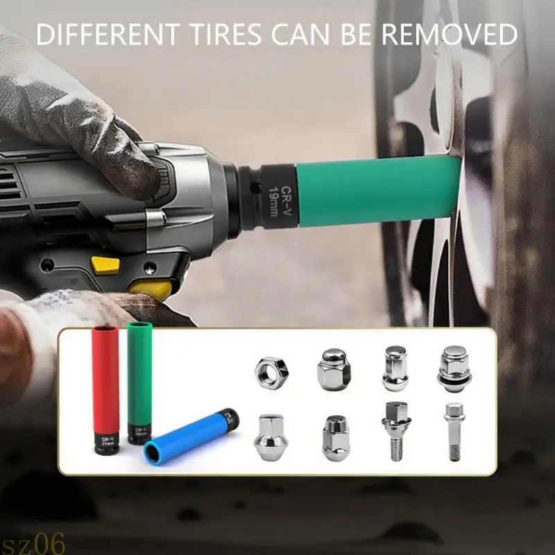 

Q2Q4 Комплект ударных головок для тяжелых условий эксплуатации, 3 предмета, противоскользящая конструкция, точная обработка для