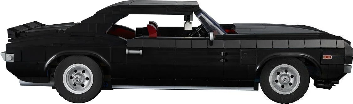 Czarny Retro Samochód Klasyczny Zestaw Klocków Kompatybilny z Lego Elementami 10304 Prezent na Boże Narodzenie