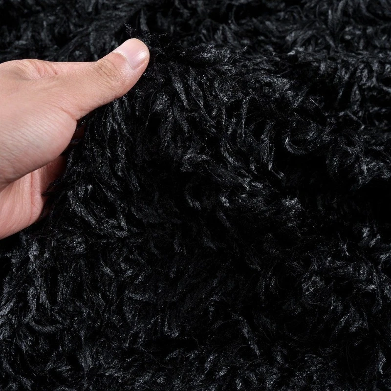 

Long Feather Fringe Fabric for Black Dress Formal Vest Soft Skin Friendly Elastic Designer Clothing By The Meter Sewing Cloth