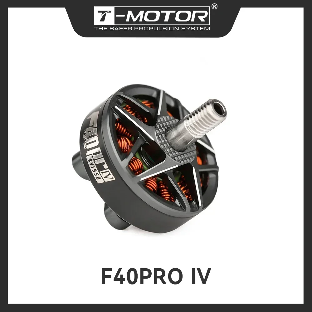 T-MOTOR T-Hobby Drones DIY Parts F40PRO IV Brushless Motor 4-6S KV1950/KV2400 for RC Multirotor Racing Drone FPV Freestyle