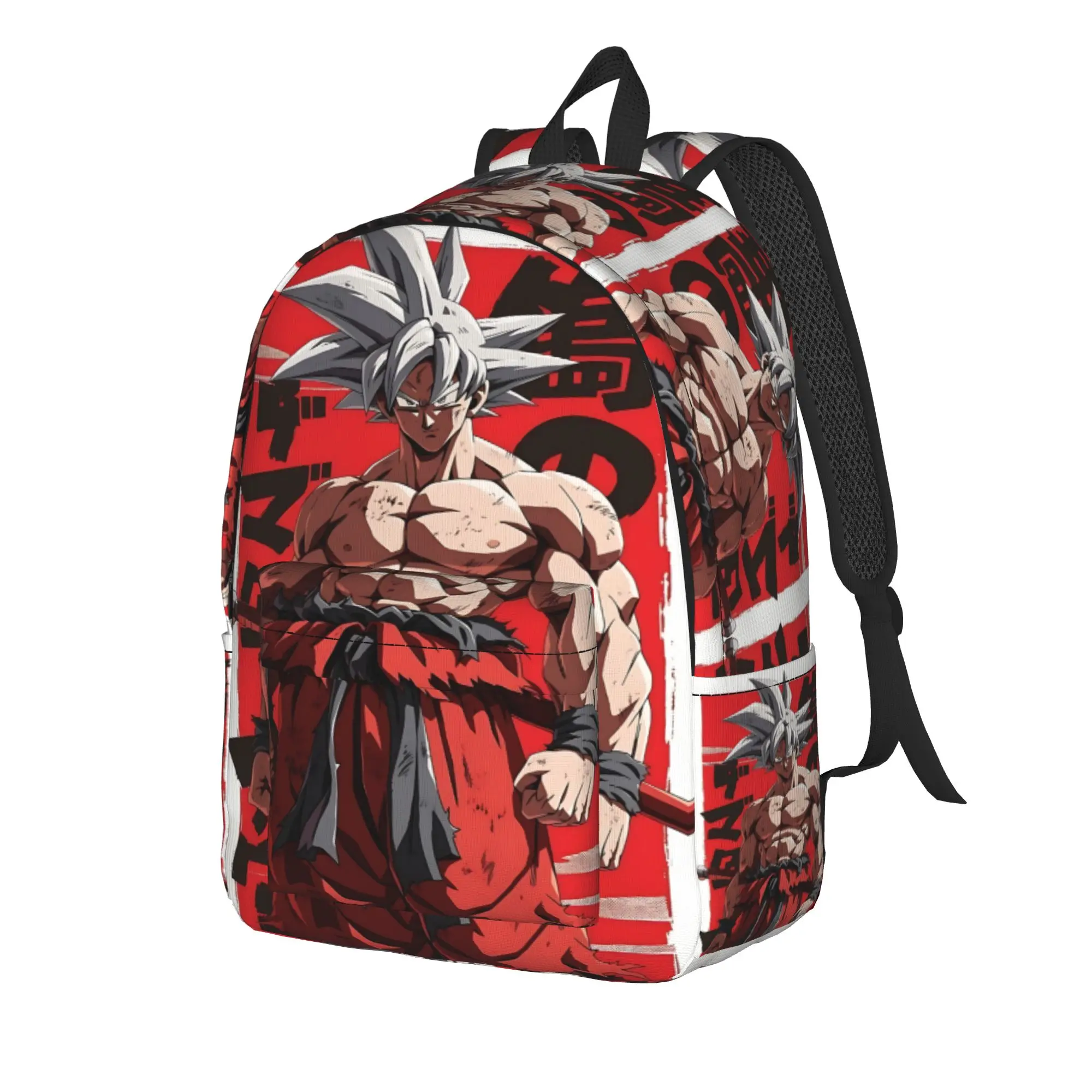 Fashion Dragon Ball Z Goku Backpack  Mochilas Dual-Use Campus Sturdy Shoulder Rucksack