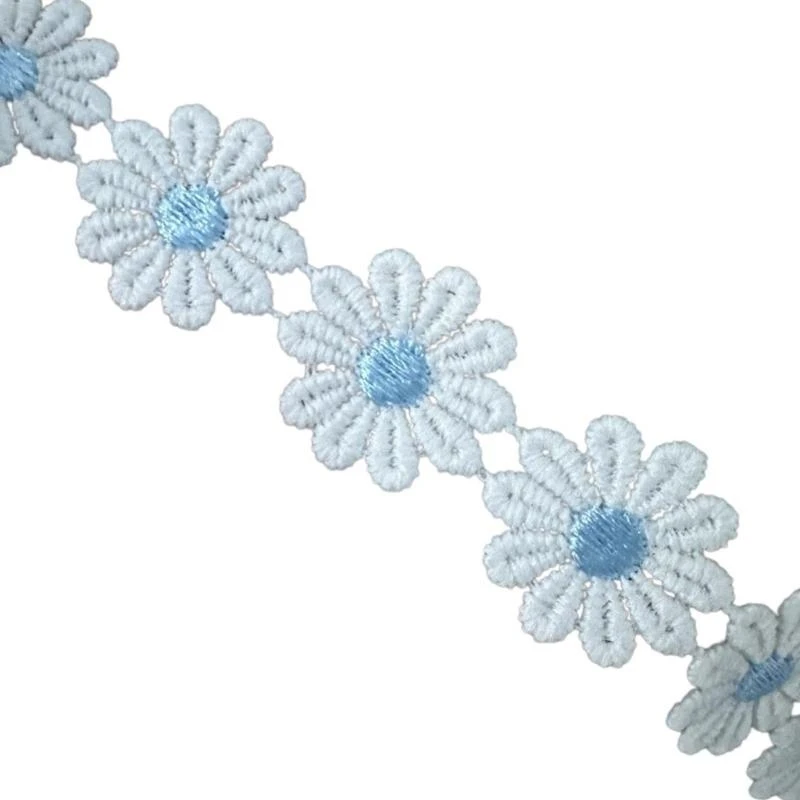 

Embroidered Sewing Ribbon 25mm Wide Embroidered Applique for Clothing Decoration