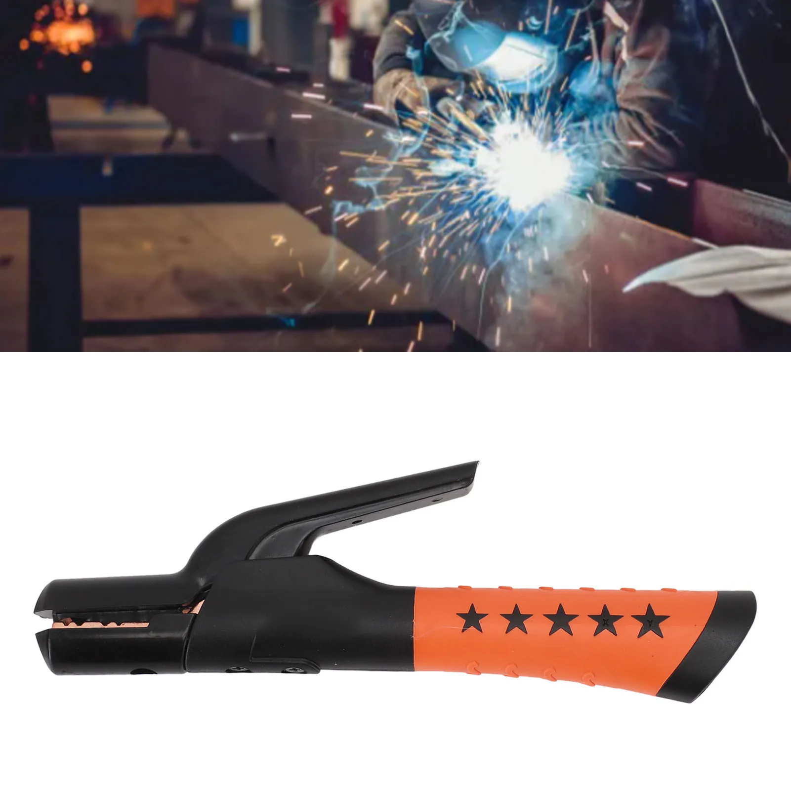 

800A держатель сварочного электрода, сверхмощный зажим для сварочного стержня для кабеля диаметром от 10 до 20 дюймов, зажим для медного электрода