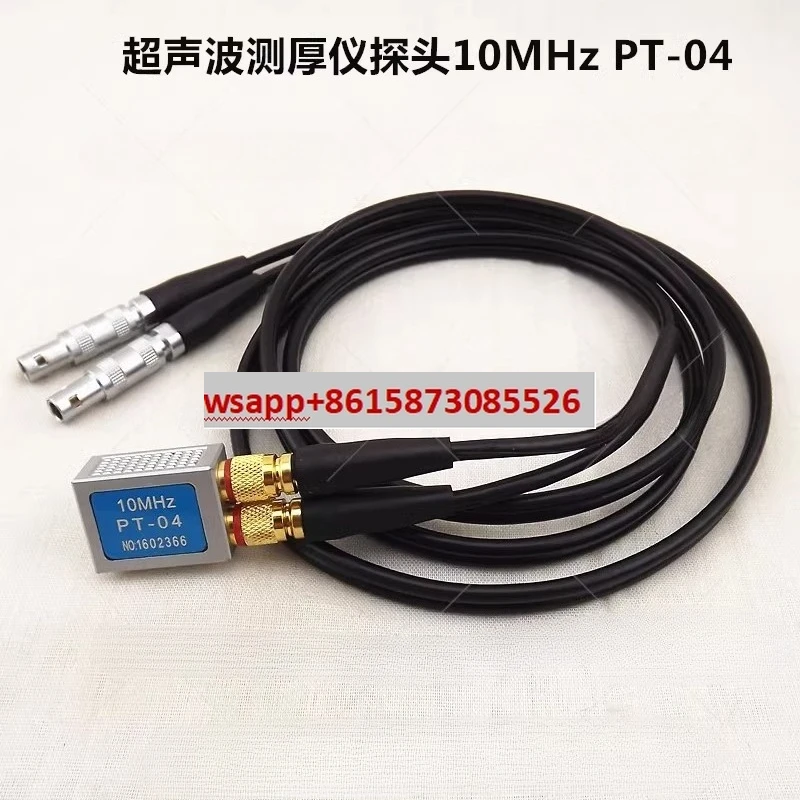 

Ультразвуковой толщиномер 10 МГц PT04 высокочастотный датчик толщины металла малого диаметра малого диаметра DA312