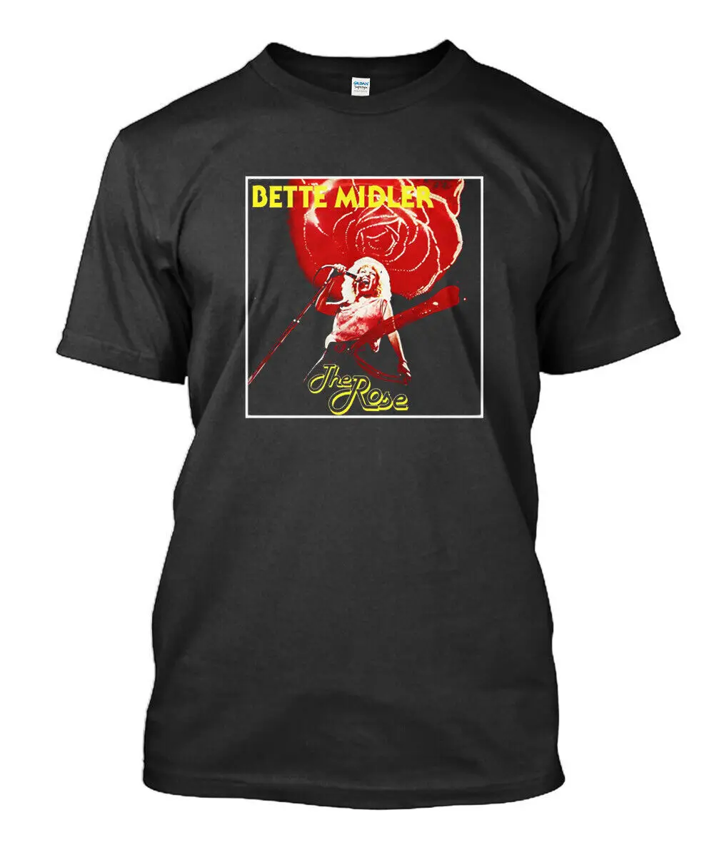 Limited Bette Midler The Rose Singer American Logo T-Shirt S-3XL