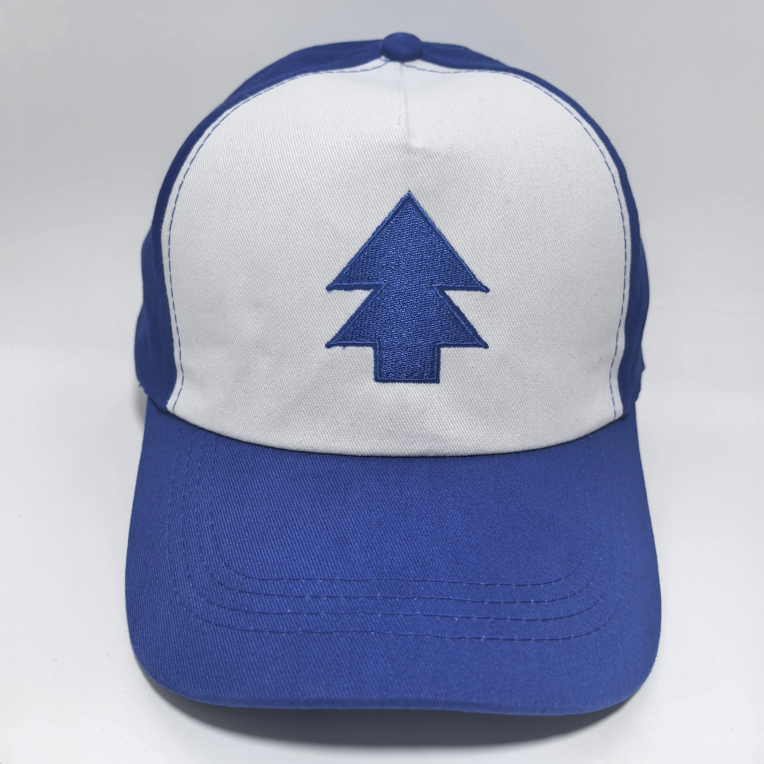 Blue White Pine Tree Embroidery Baseball Cap Gravity Falls D