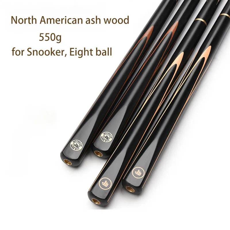 Original JIANYING 145 cm Pool Cue Stick Black Tech 3/4 Scale Split Ash Wood Shaft Billiard Cues Black Shaft 10.3/11.5mm Tip Size