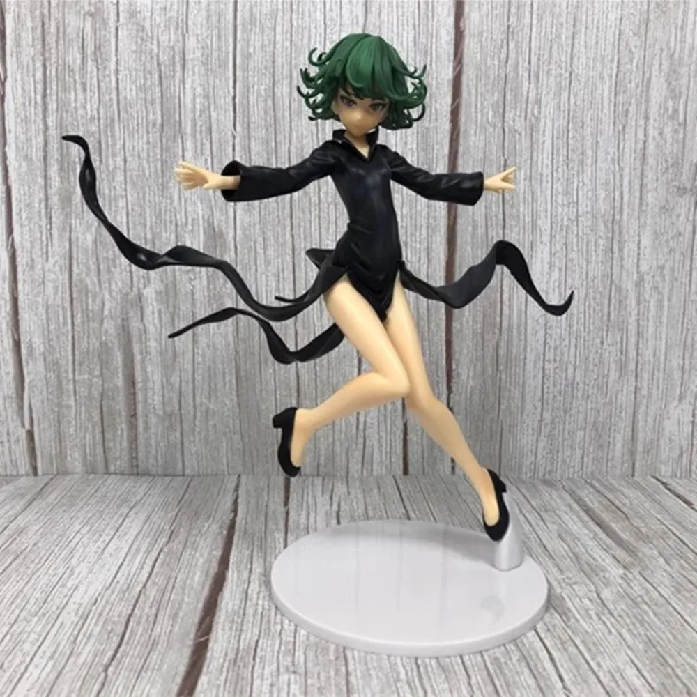 23CM Japanese Anime Figure ONE PUNCH-MAN Tatsumaki PVC Action Figure Model Collectible Model Toys Kid Gift Collectible Doll