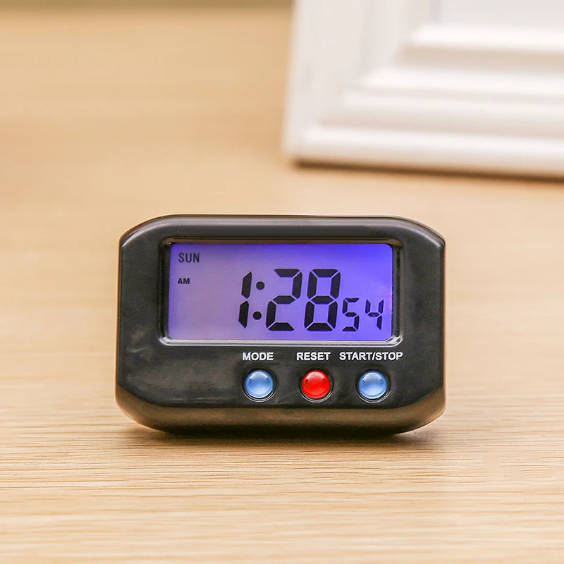 Sleek Small LCD Alarm Clock with Date Display and Night Light Functionality for Enhanced Usability in Various Settings