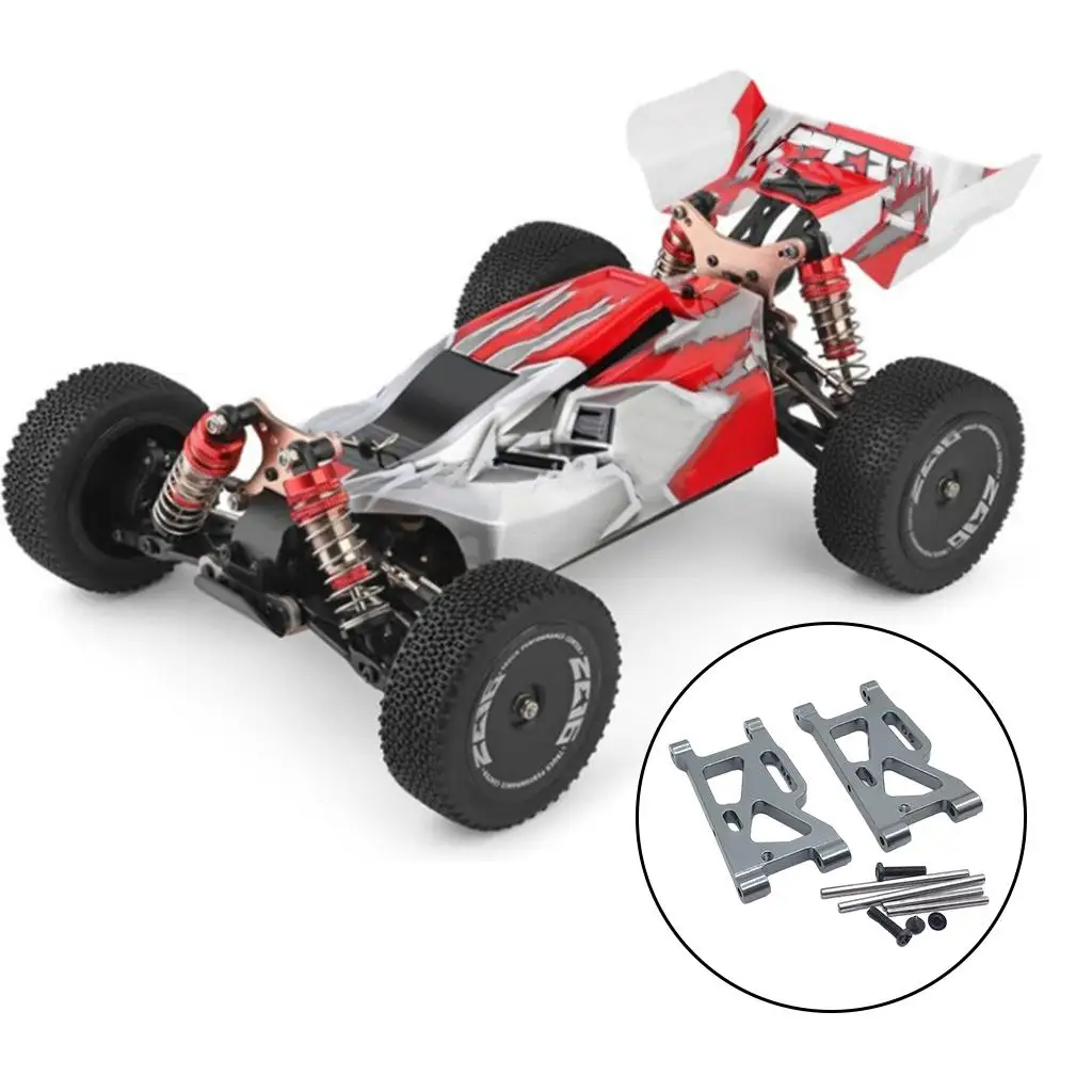 Kit de Suspension de remplacement de précision de bras oscillant avant de voiture RC en alliage métallique pour modèles de course à l'échelle Wltoys 1/12 1/14