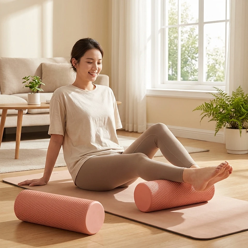 Foam massage Roller Deep Tissue Muscle body Massager Tool for Home Gym Yoga Fitness Recovery High Density EVA Rollers
