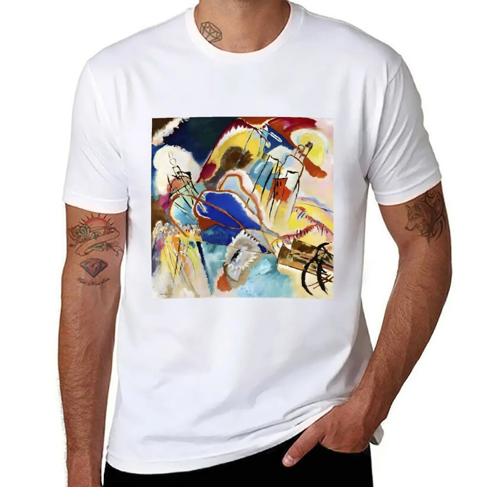 

Wassily Kandinsky T-Shirt man t shirts cotton man t shirts graphic T-Shirt