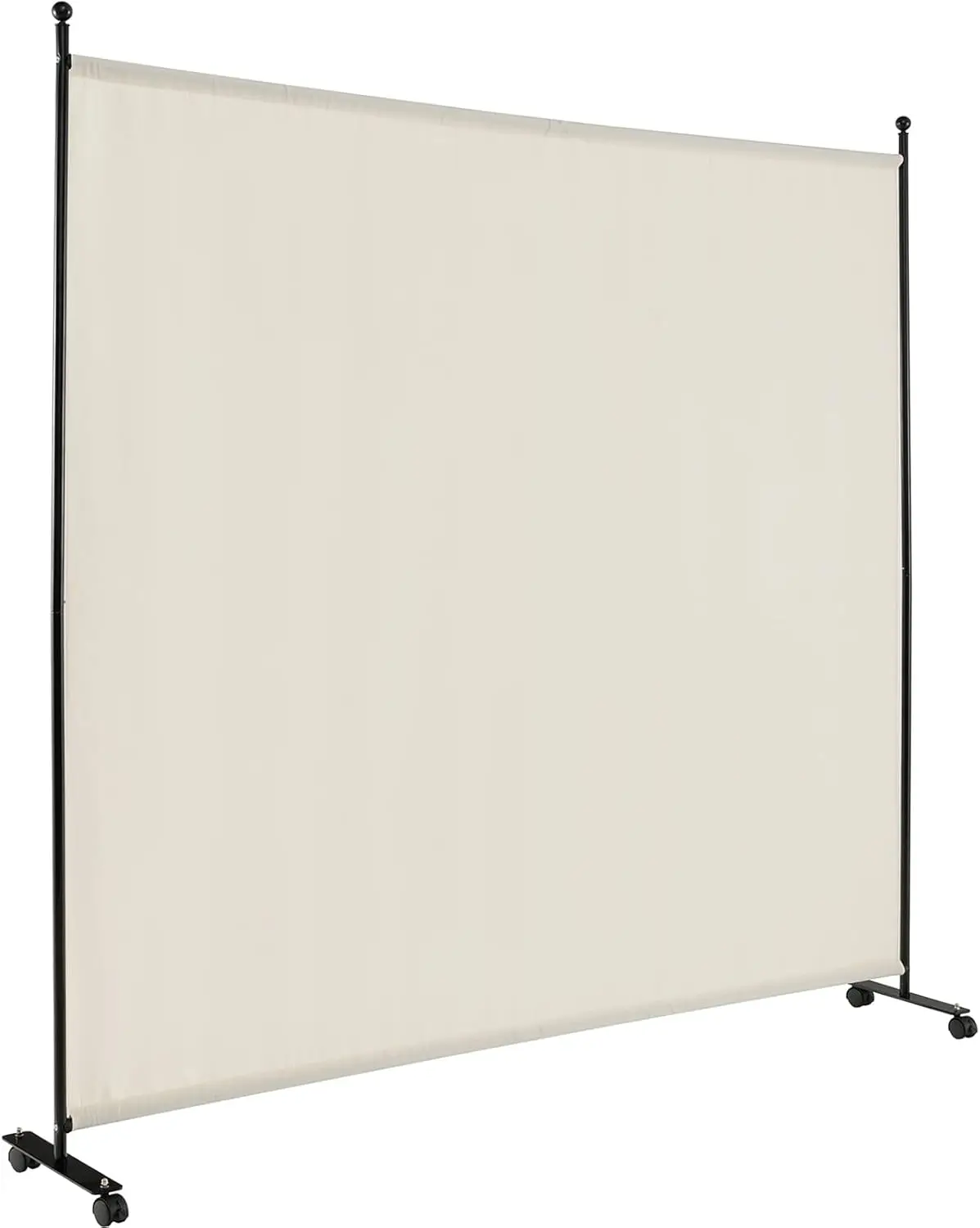 

Room Divider Large Single Panel, 73''W x 73''H Privacy Screen with Lockable Wheels, Rolling Room Divider Panel for Home